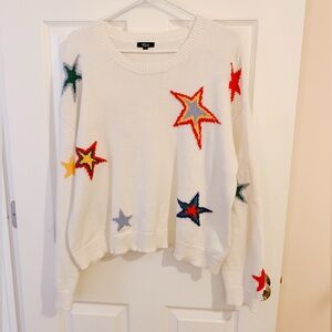Rails Perci Multicolor Stars sweater size L